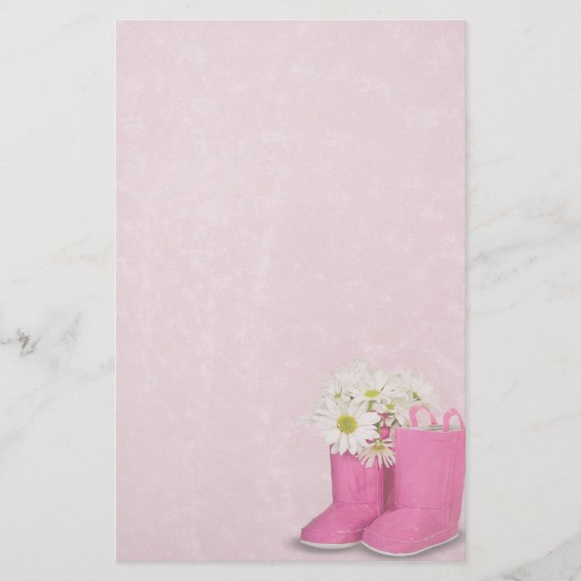 Papeterie Bottes roses (Devant)