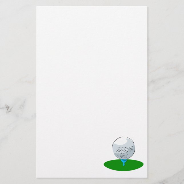 Papeterie Boule de golf (Devant)