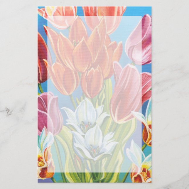 Papeterie Bouquet en frontière III (Devant)