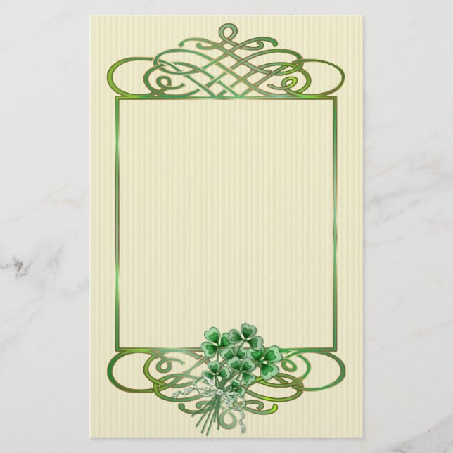 Papeterie Bouquet shamrock (Devant)