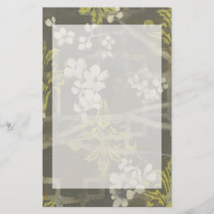 Papeterie Branche de fleurs à motifs I