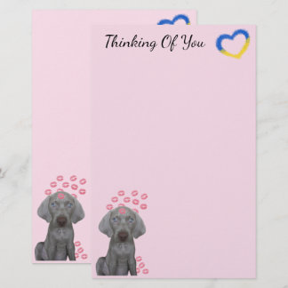 Papeterie Brooklyn The Dog's Kisses personnalisé 5,5 x 8,5