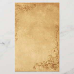 Papeterie Brun vintage de caramel
