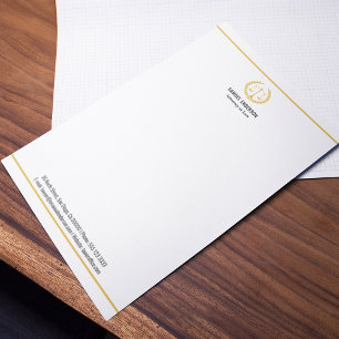 Papeterie Bureau de droit professionnel Avocat Droit Gold