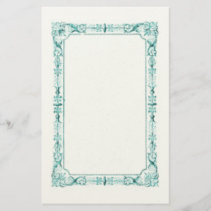 Papeterie Cadre Aqua Green Fancy