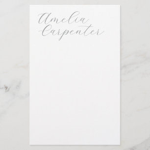 Papeterie Calligraphie classique minimaliste professionnel
