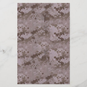 Papeterie Camouflage numérique du désert