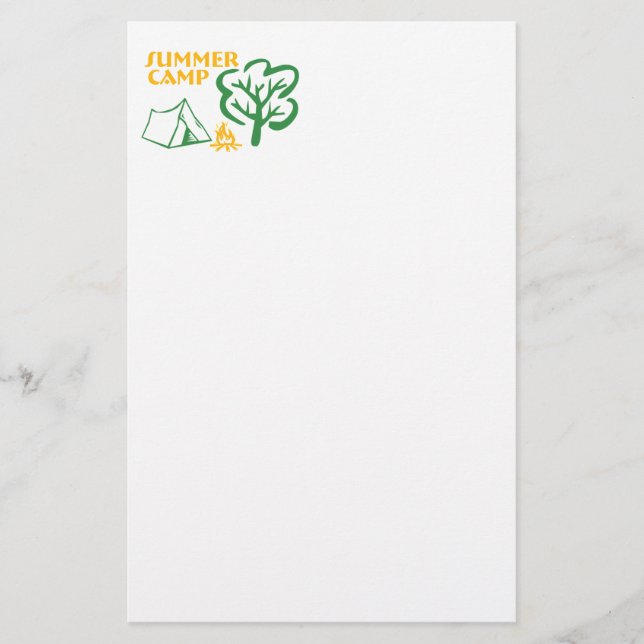 Papeterie Camp d'été (Devant)