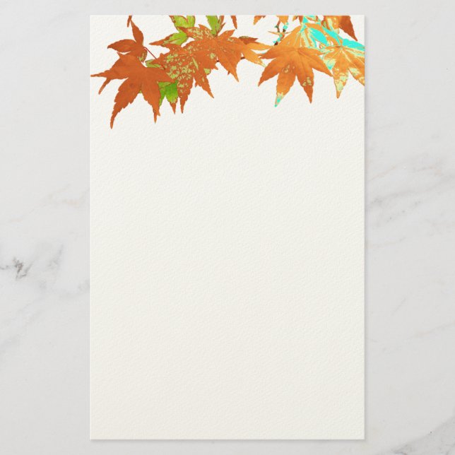 Papeterie Canopée Feuille de l'érable japonais Festive Fall  (Devant)