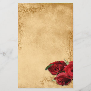Papeterie Caramel vintage Mariage Brown et Rose