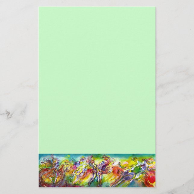 Papeterie CARNAVAL ITALIEN / Danse, Musique, Théâtre (Devant)