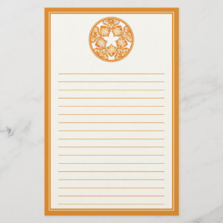 Papeterie Carrelage floral décoratif d'automne