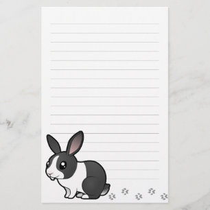 Papeterie Cartoon Rabbit (cheveux lisses à l'oreille agité