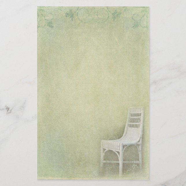 Papeterie Chaise en osier (Devant)