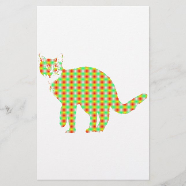 Papeterie Chat à motifs (Devant)