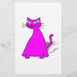 Papeterie Chat gras rose