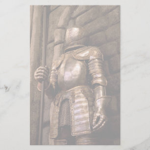 Papeterie Chevalier en armure