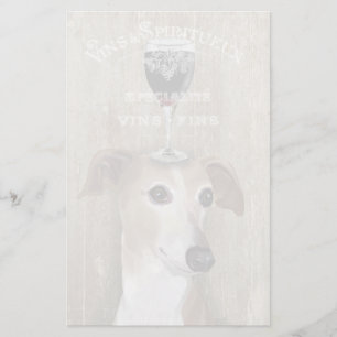 Papeterie Chien au Vin Greyhound