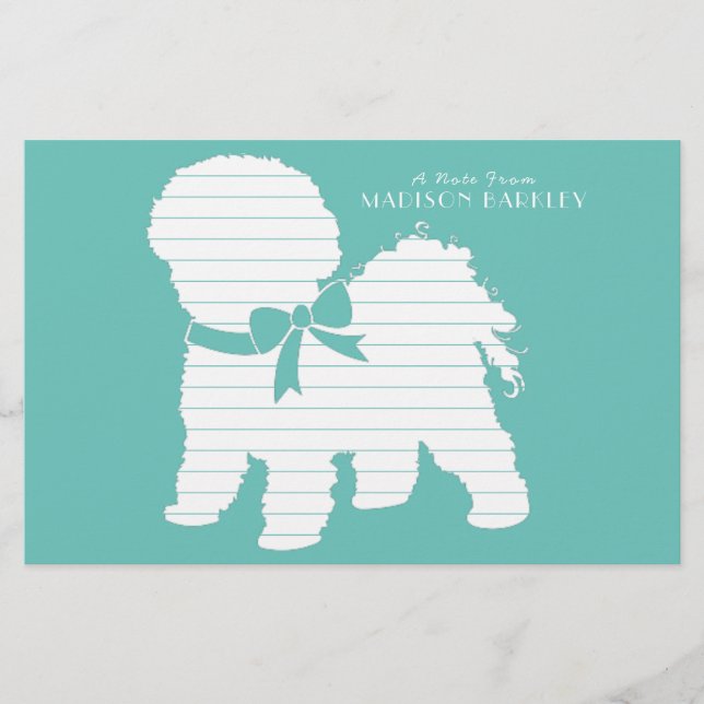 Papeterie Chien de Bichon Frise Puppy (Devant)