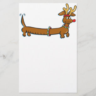 Papeterie Christmas Dachshund