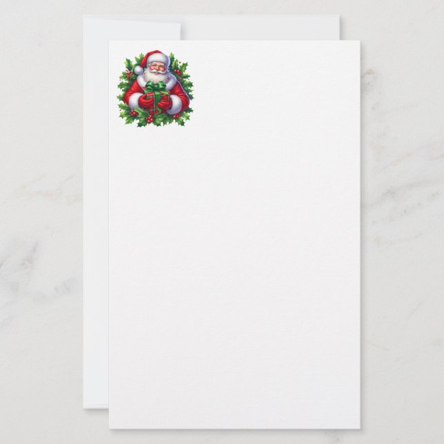 Papeterie Christmas Holiday Stationery Paper (Devant)