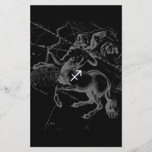 Papeterie Chrome Sagittarius Zodiac Sign Hevelius circa 1690