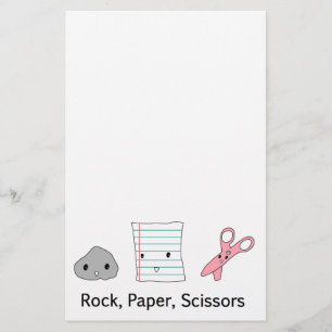Papeterie Ciseaux de papier de roche