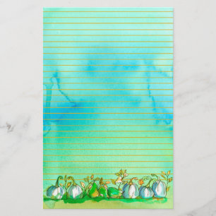 Papeterie Citrouilles fantômes d'automne liés