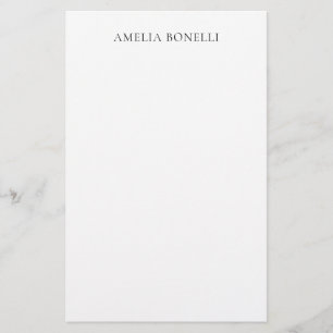 Papeterie Classic Minimalist Professional Plain Ajouter un n