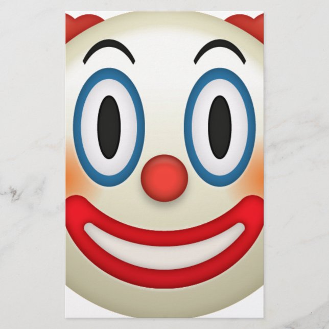 Papeterie Clown fou Emoji (Devant)