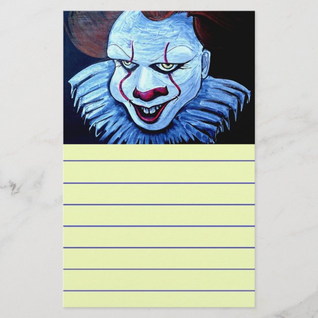 Papeterie Clown : Mal (Devant)