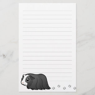 Papeterie Cobaye de bande dessinée (longs cheveux)
