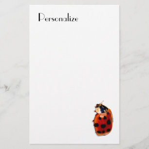 Papeterie Coccinelle repérée chic avec le nom