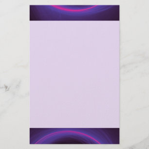 Papeterie Conception abstraite circulaire rose et violet
