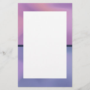 Papeterie Conception abstraite moderne de l'étirement rose e