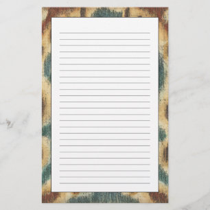 Papeterie Conception décorative de tissu d'Ikat de Chariklia