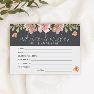 Papeterie Conseil Floral Rose Dusty Bonne volonté Mariage
