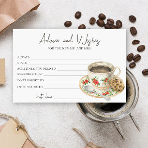 Papeterie Conseils et vœux de mariage pour le café