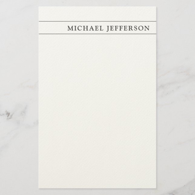 Papeterie Consultant en droit noir et blanc Profession (Devant)