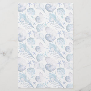 Papeterie Coquilles d'aquarelle