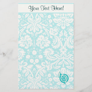 Papeterie Cor de harmonie turquoise