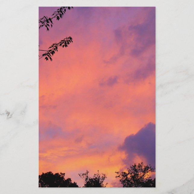 Papeterie coucher de soleil (Devant)