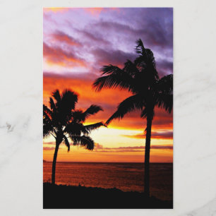 Papeterie Coucher de soleil tropical