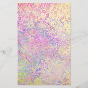 Papeterie Couleur or violet et texture rose