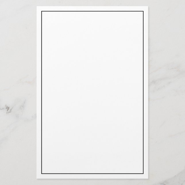 Papeterie Couleur personnalisée vide (Devant)