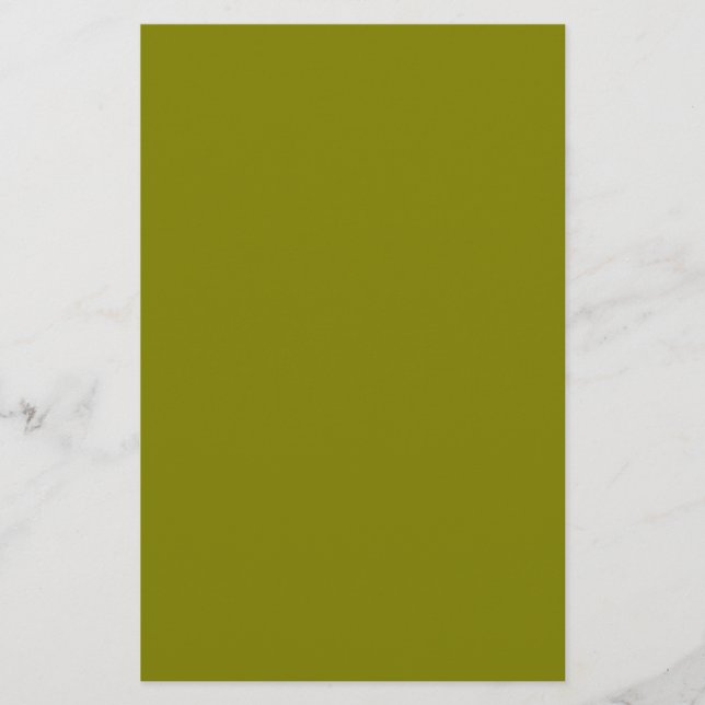 Papeterie Couleur solide d'olive (Devant)
