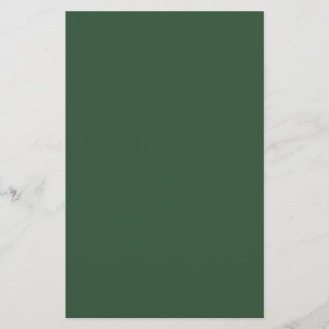Papeterie Couleur solide vert émeraude foncé (Devant)