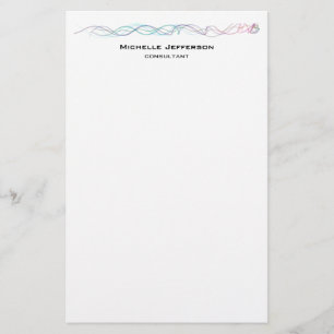 Papeterie Courbes Abstraites modernes Style moderne tendance