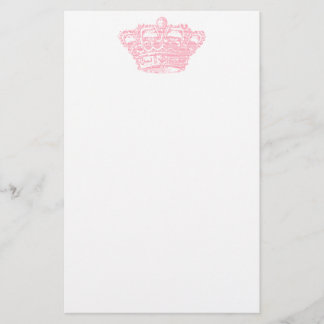 Papeterie Couronne rose