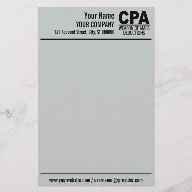 Papeterie CPA fixe (Devant)